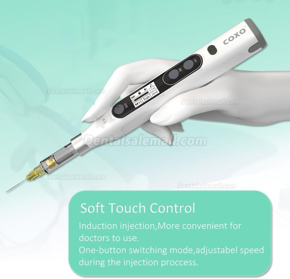 COXO GENI Handheld Wireless Dental Anesthesia Booster with 3 Adjustable Speeds